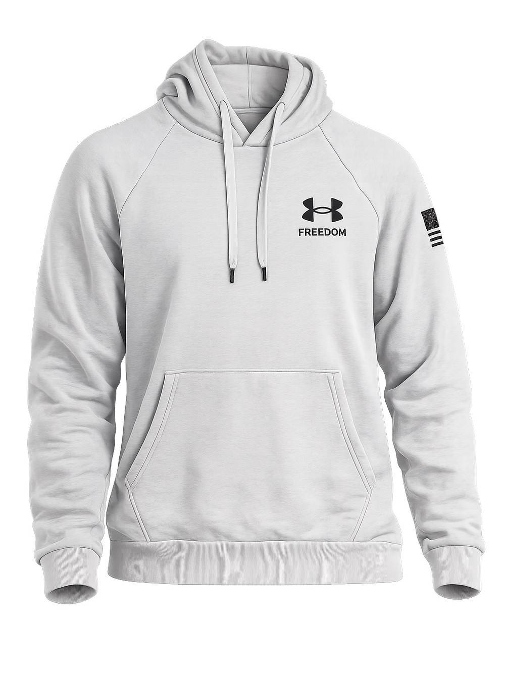 Under Armour Freedom Men's Light Gray Pullover Hoodie